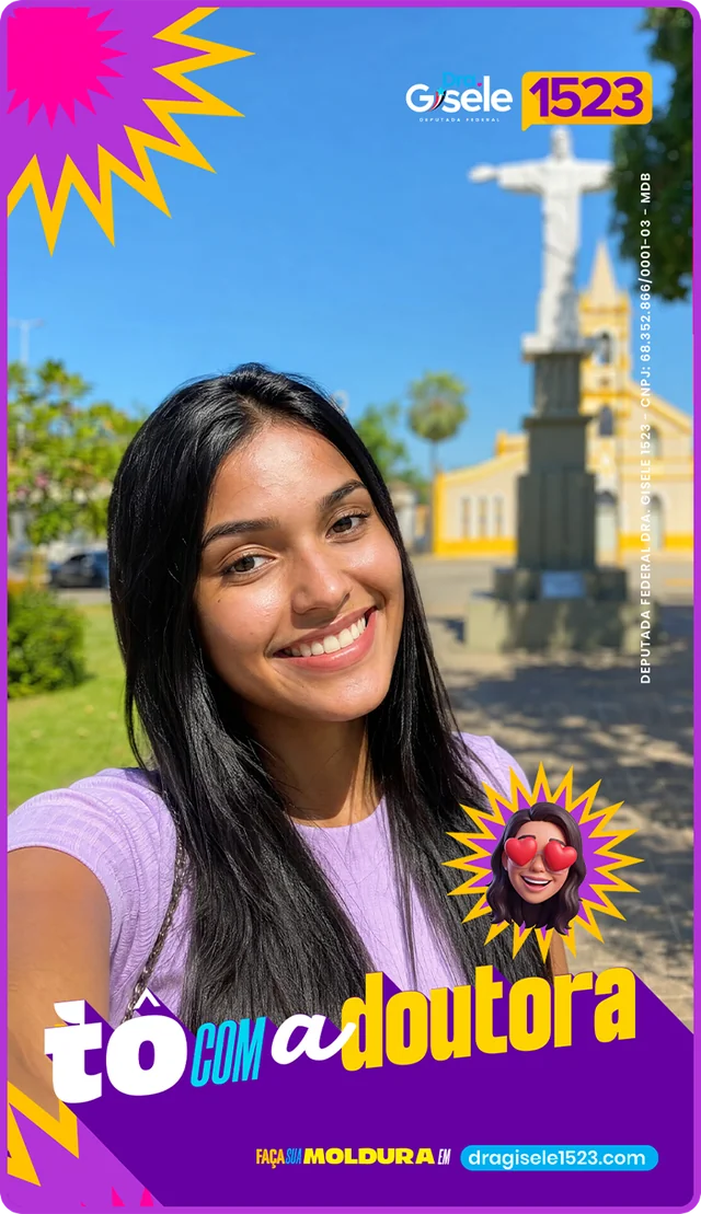 Moldura de story: tô com a doutora
